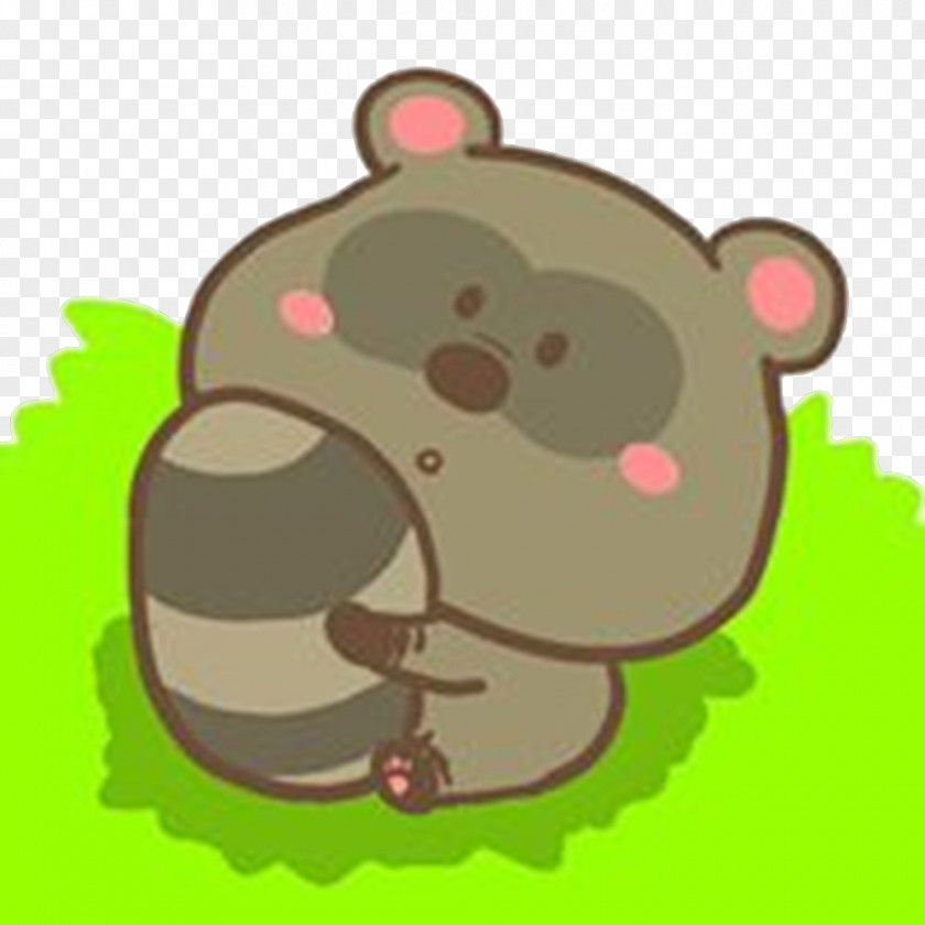 Grey Bear Avatar Cuteness Tencent QQ Cartoon Illustration PNG