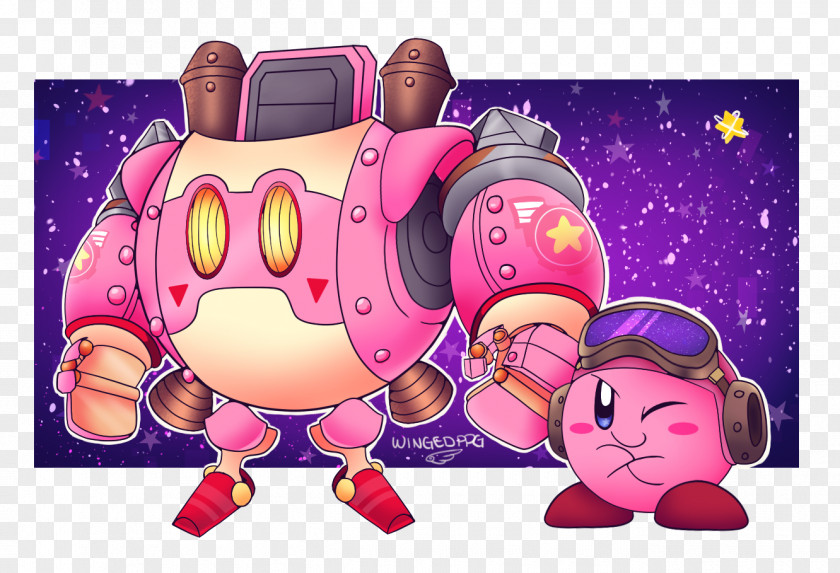 Kirby Kirby: Planet Robobot 64: The Crystal Shards Fan Art PNG