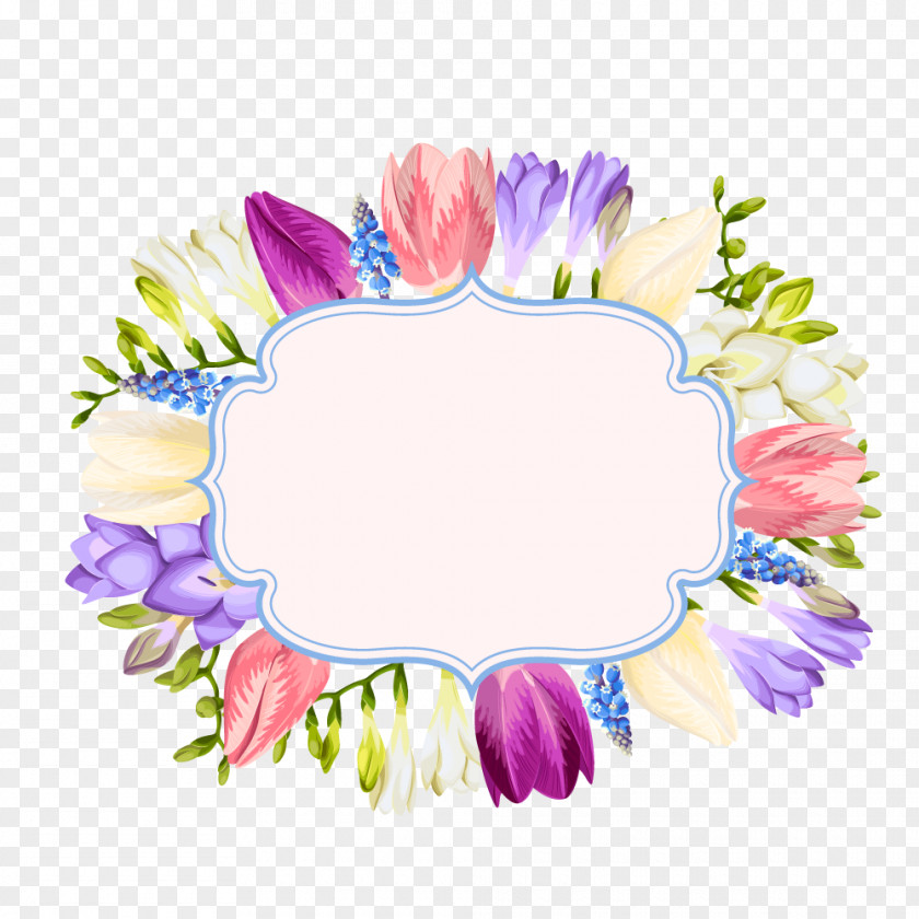 Ppt边框 Floral Design Cut Flowers Vector Graphics PNG