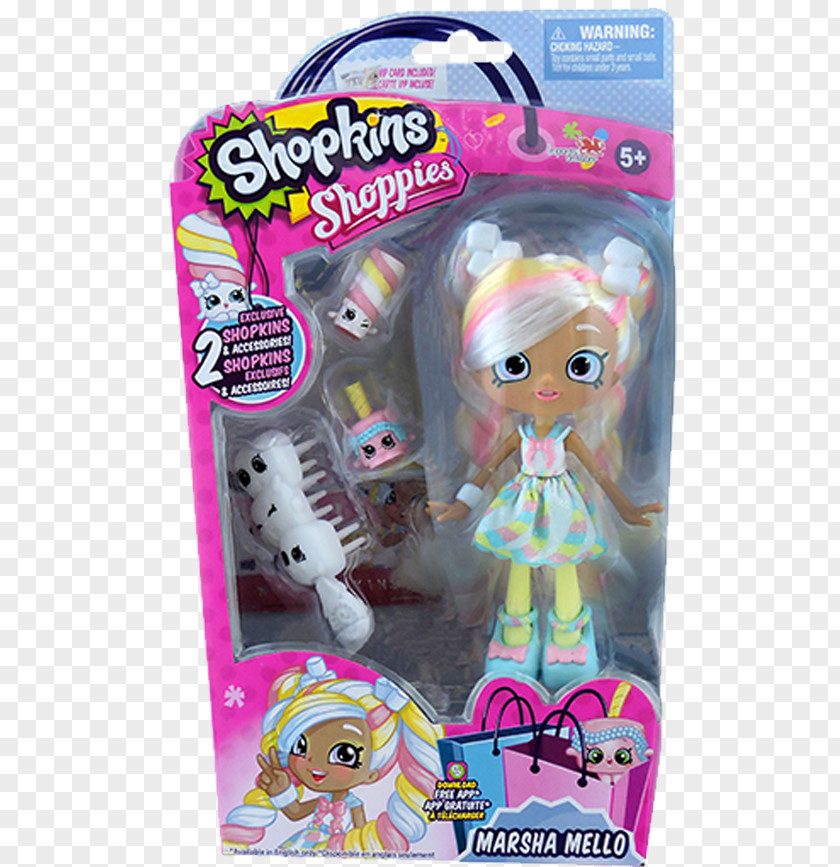Shopkins Shoppies Barbie Doll Toy Figurine PNG