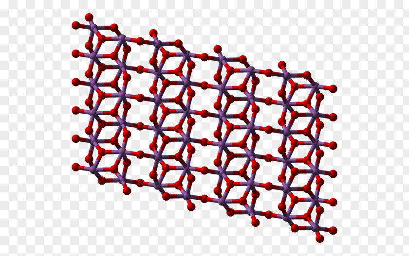 Antimony Pentoxide Trioxide Crystal Structure PNG