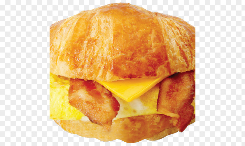Bacon Breakfast Sandwich Croissant Ham And Cheese Hamburger Bacon, Egg PNG