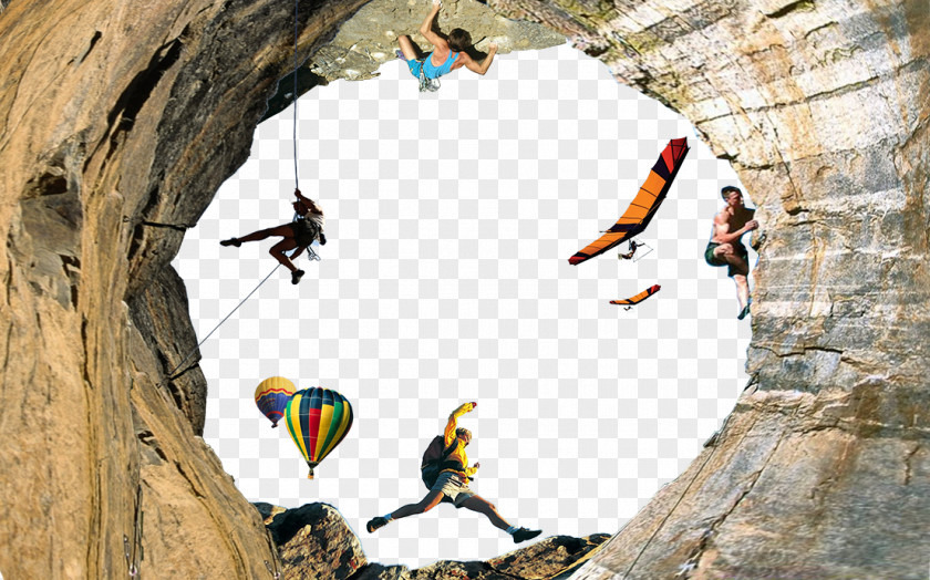 Cave Rock Climbing Outdoor Recreation Sport Mountaineering PNG