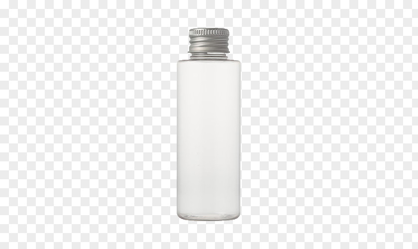 Muji Aluminum Cap PET Transparent Plastic Bottle One Hundred Milliliters Water Glass Liquid PNG