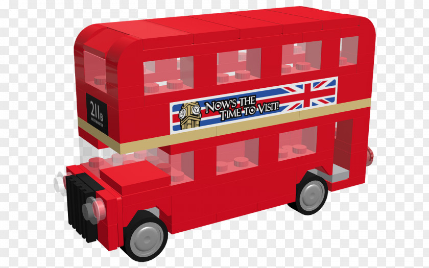 Bus Double-decker Toy London Lego Creator PNG