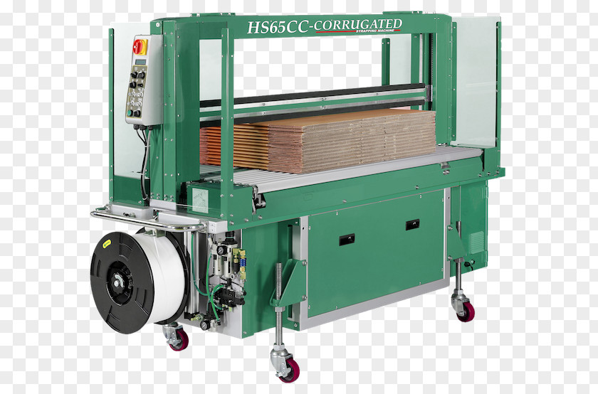 Corrugated Lines Strapping Machine Fiberboard Die Cutting Manufacturing PNG