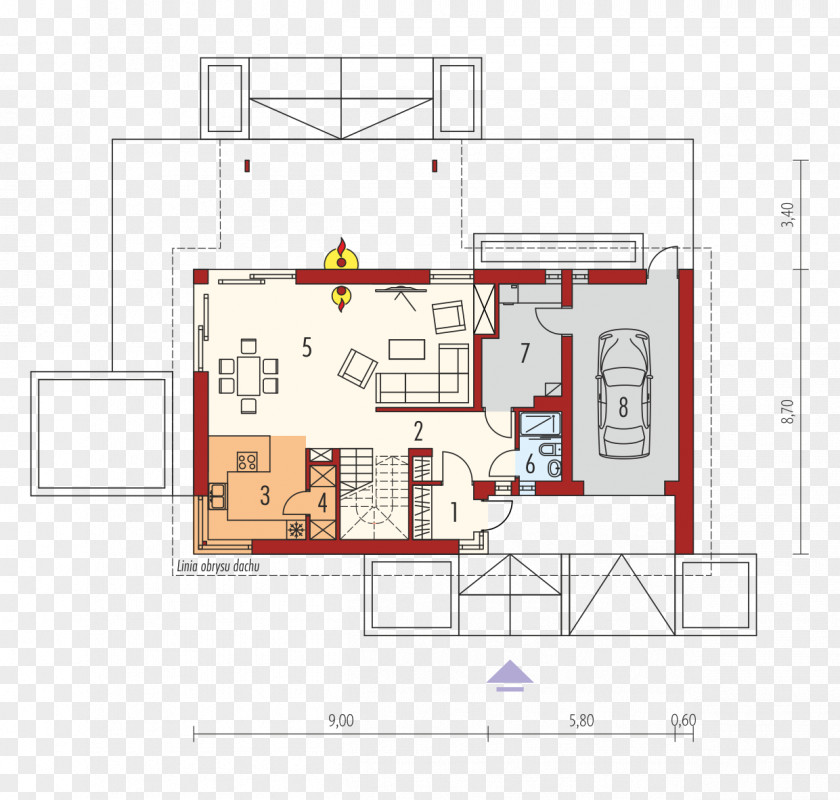 Design Floor Plan House Altxaera Rzut PNG