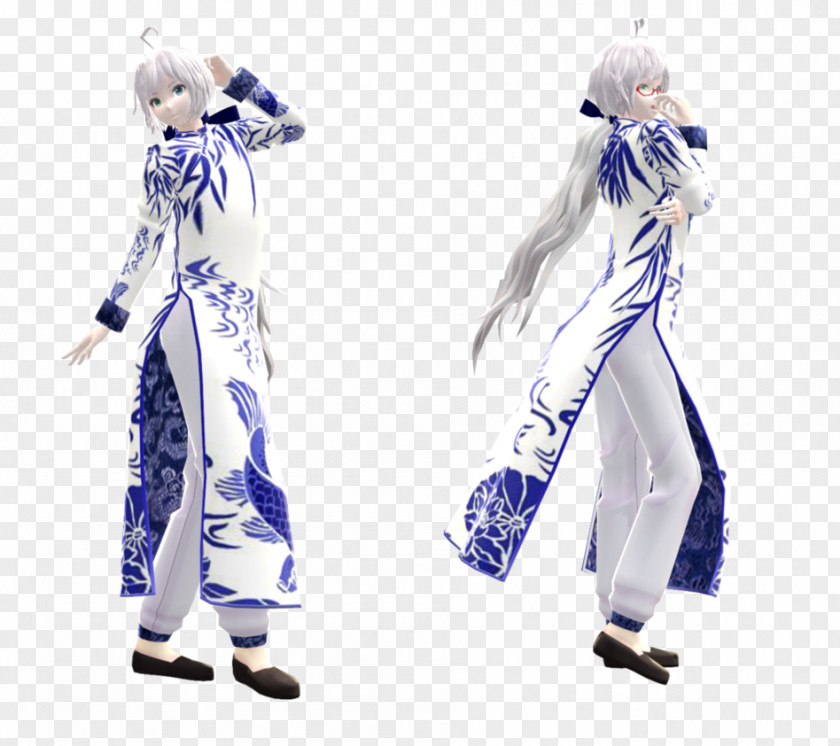 Ink Stained Fingers MikuMikuDance Vocaloid Image Costume Model PNG
