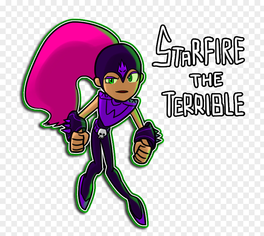 Raven Starfire The Terrible Fan Art PNG