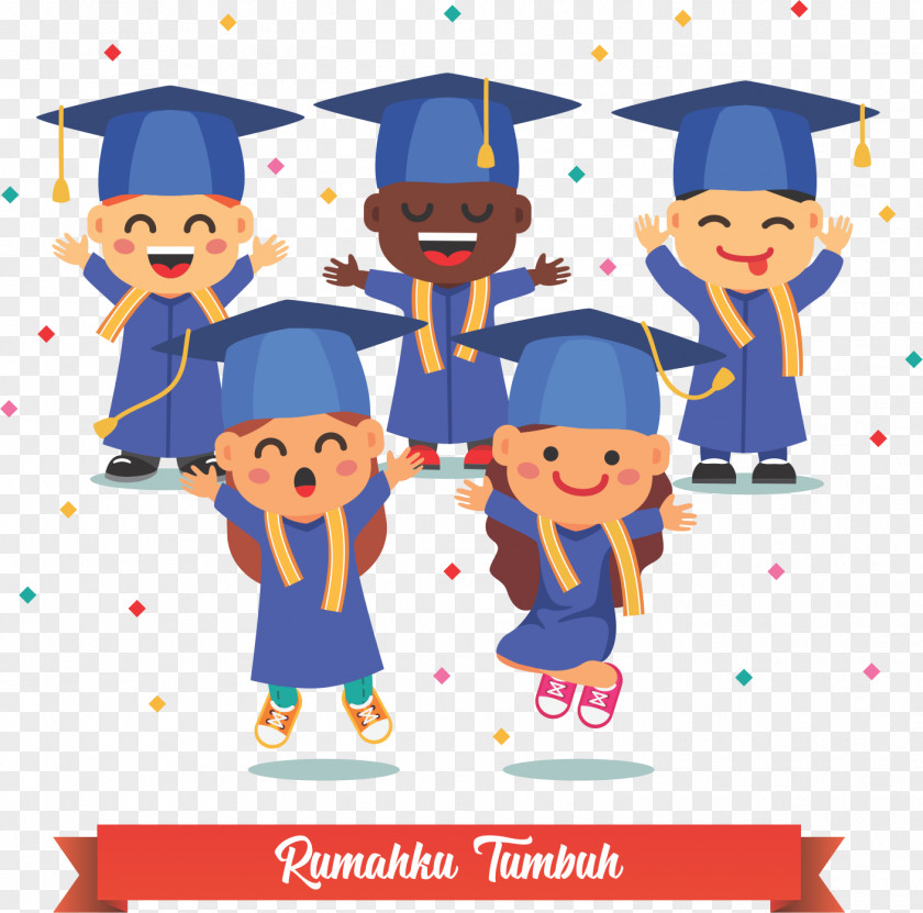 School Graduation Ceremony Kindergarten Vector Graphics Royalty-free Illustration PNG