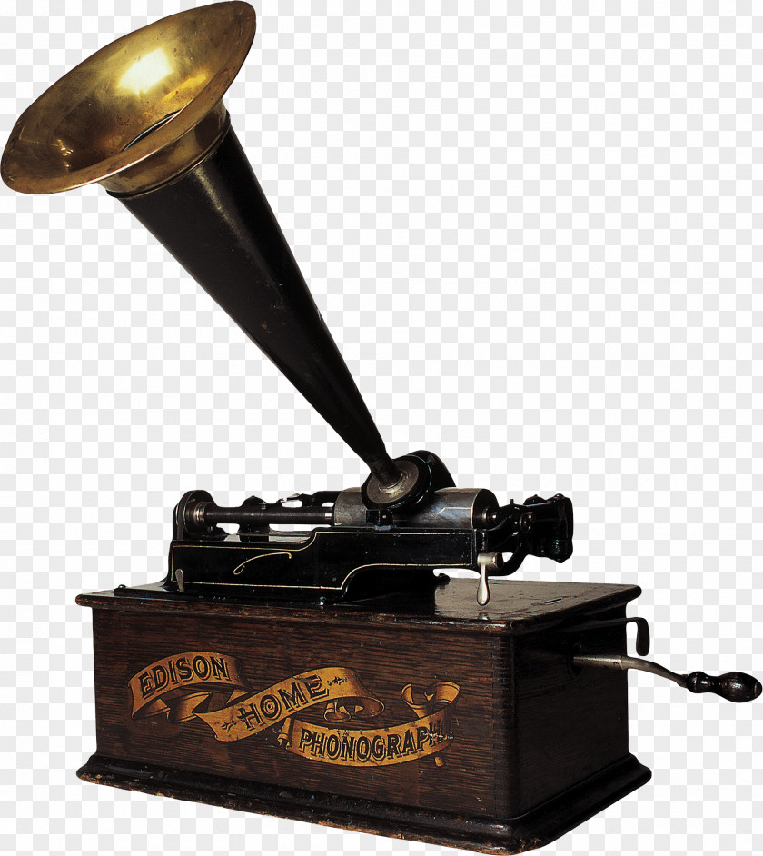 Speaker Phonograph Cylinder Edison Records Sound Recording And Reproduction Invention PNG
