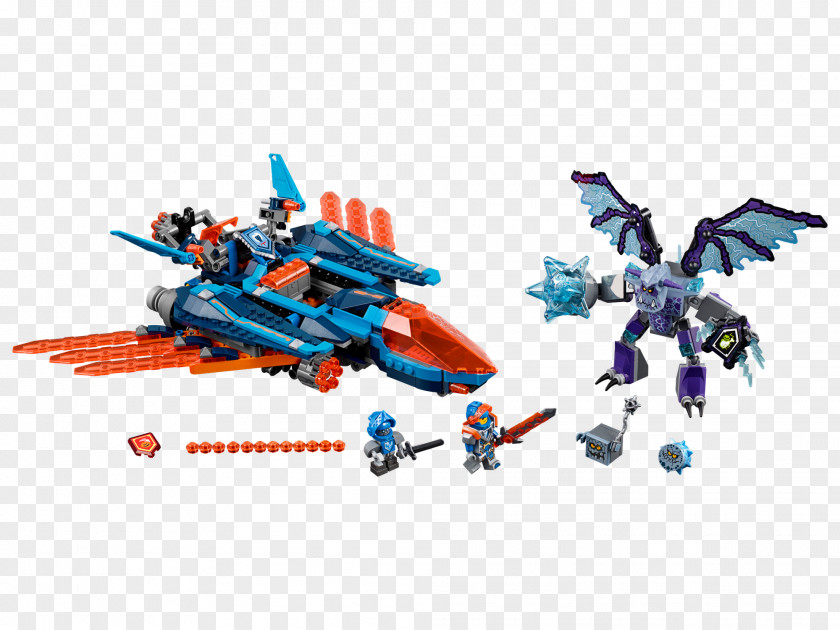 Toy LEGO 70351 NEXO KNIGHTS Clay's Falcon Fighter Blaster Block Lego Minifigure PNG