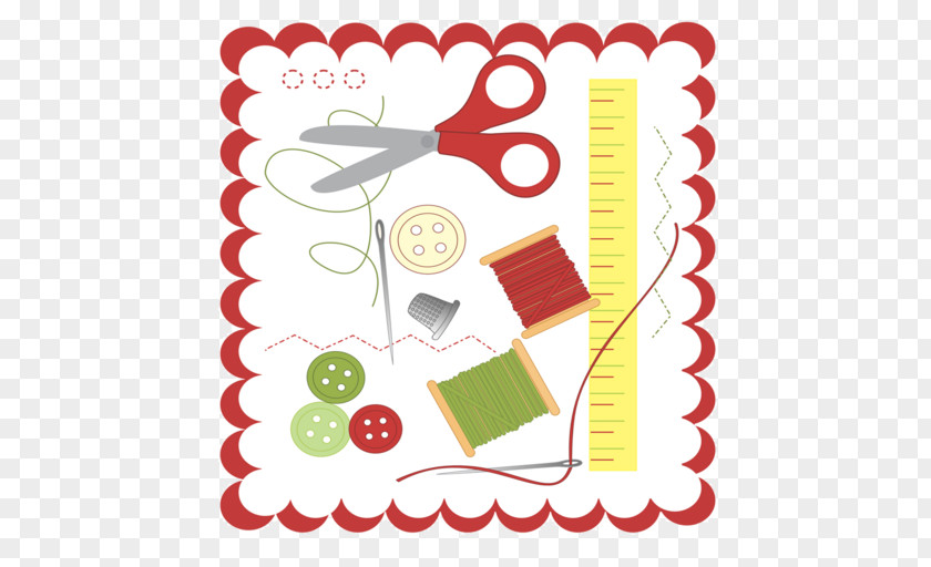 Hand-Sewing Needles Notions Clip Art PNG