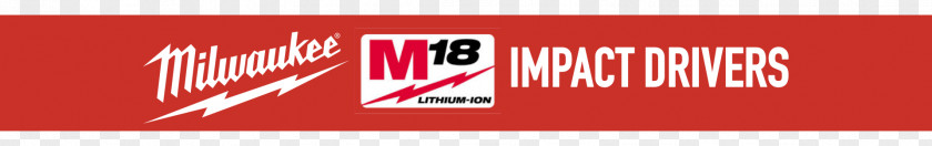 Impact Driver Logo Milwaukee Electric Tool Corporation Brand Banner PNG