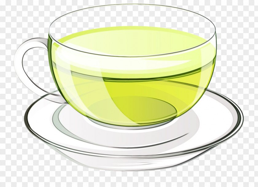 Liquid Tableware Drink Cup Yellow Serveware Teacup PNG