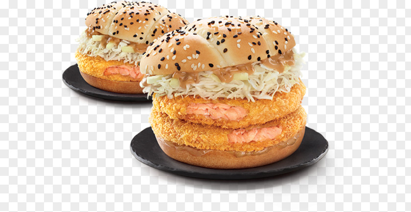 Salmon Burger Hamburger French Fries McDonald's Cheeseburger PNG