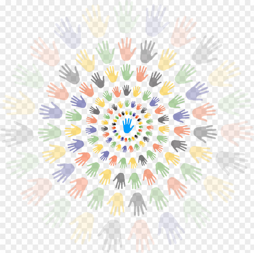 Dream Colorful Handprint Download Illustration PNG