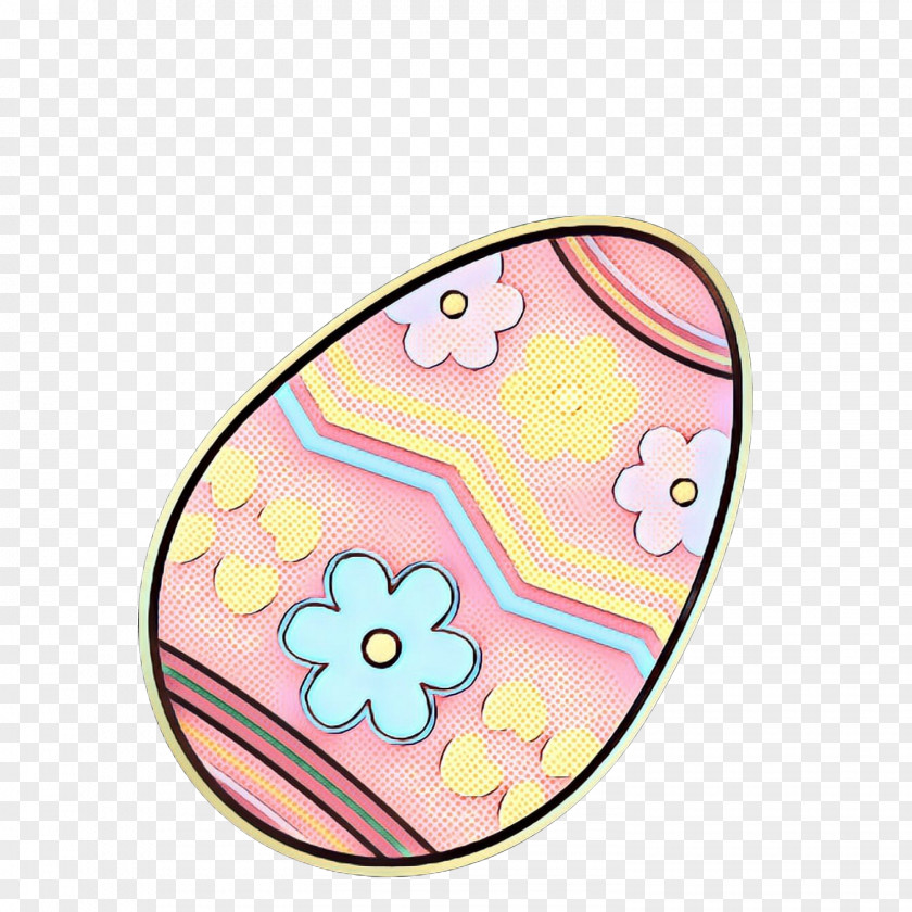 Easter Egg Pink M Product Line PNG