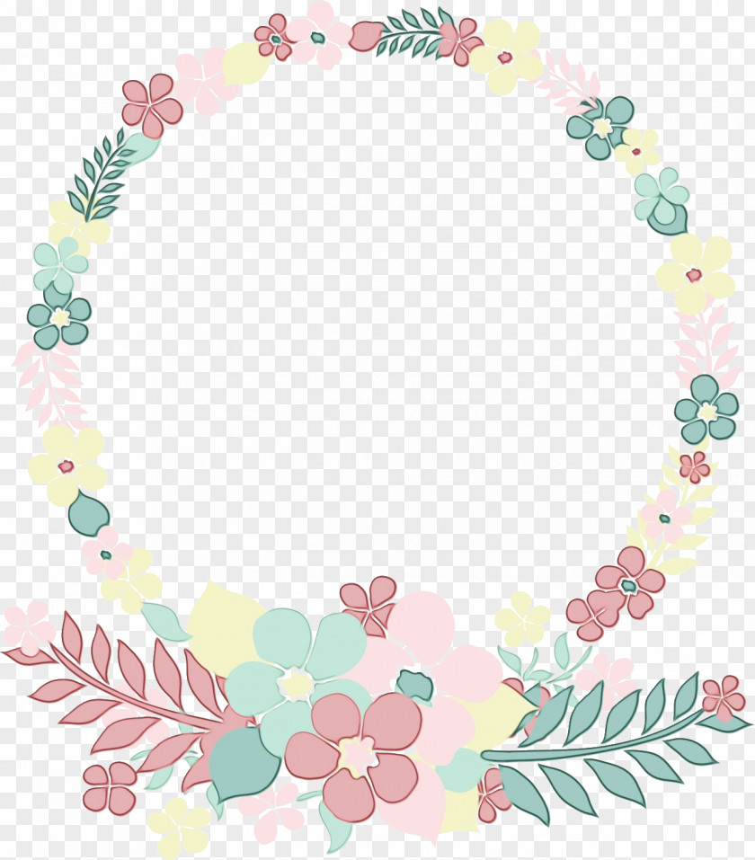 Pink Flower Plant Circle PNG