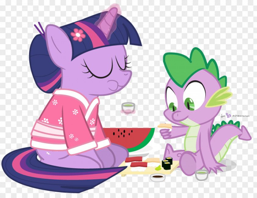 Sushi Vector Spike Twilight Sparkle Rarity YouTube Princess Cadance PNG