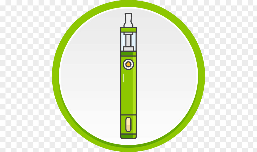 Green Circle Background Electronic Cigarette Vaporizer Vape Shop Clearomizér PNG