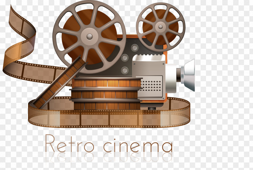 Projector Movie Reel Film PNG