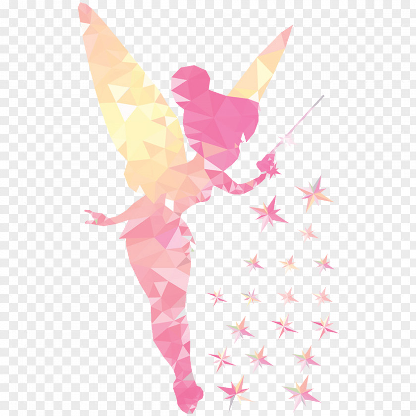 Sticker Fairy Tinker Bell Origami Disney Fairies PNG