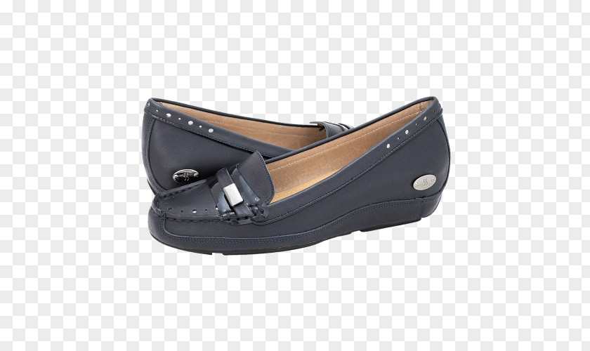 Woman Slip-on Shoe Black Fashion PNG
