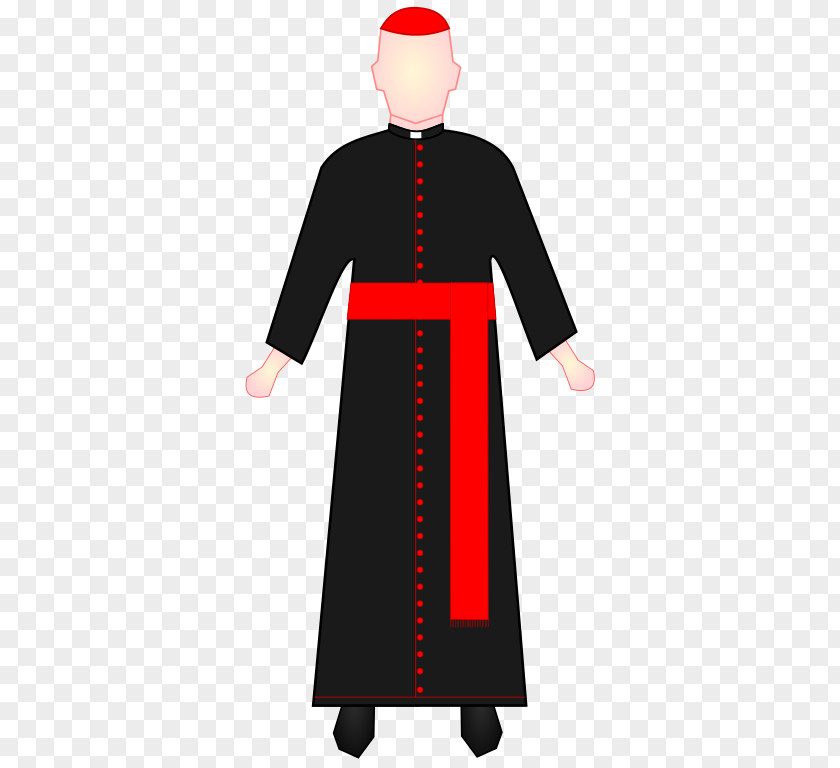 Cassock Cardinal Choir Dress Clergy Clerical Clothing PNG