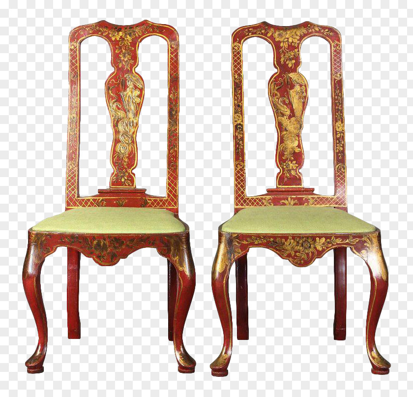 Chair Table Queen Anne Style Furniture Dining Room PNG