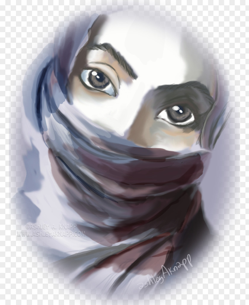 Drawing Art Hijab Sketch PNG