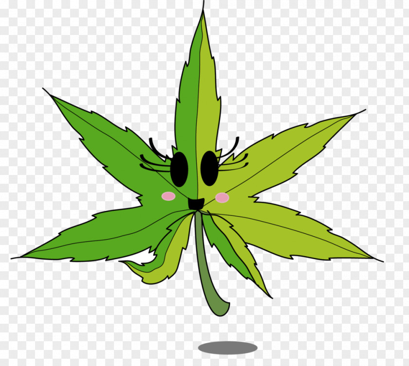 Mary Jane Cannabis Doobie & Friends Leaf Hemp Bong PNG