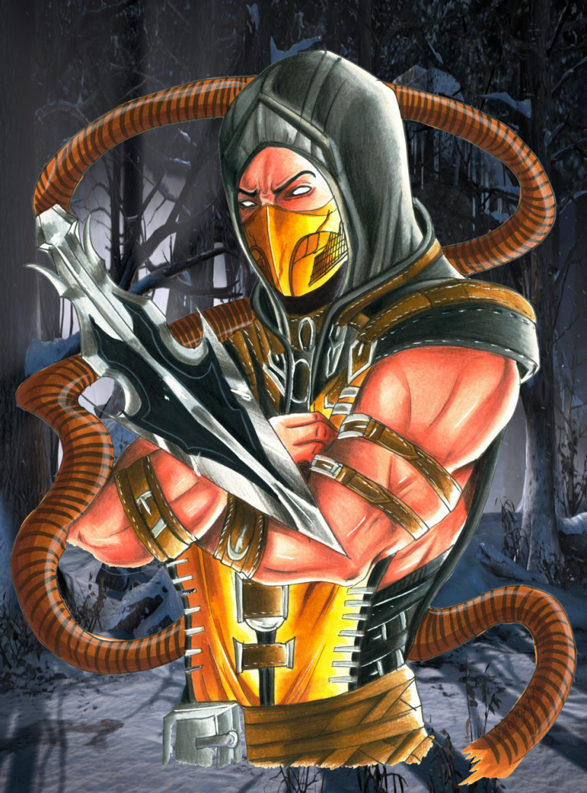 Scorpion Mortal Kombat X Vs. DC Universe Sub-Zero PNG