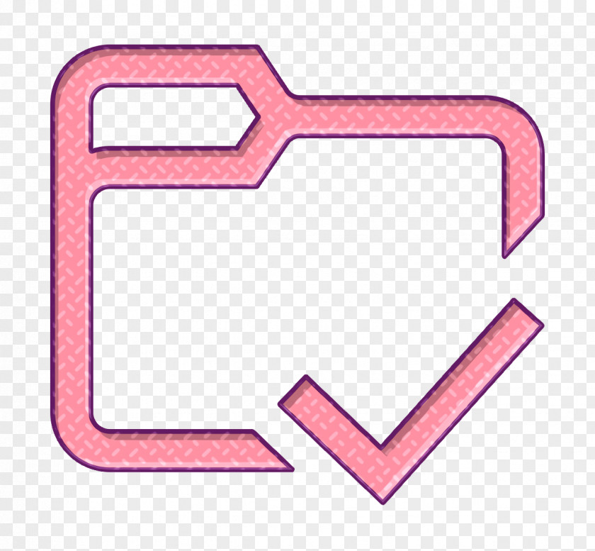 UI-UX Interface Icon Folder Checked PNG