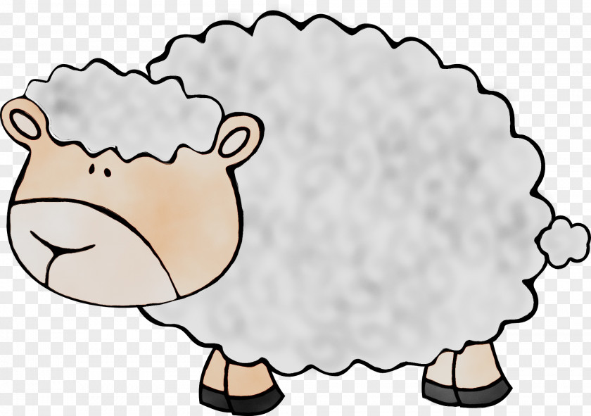 Clip Art Snout Sheep Cattle Line PNG