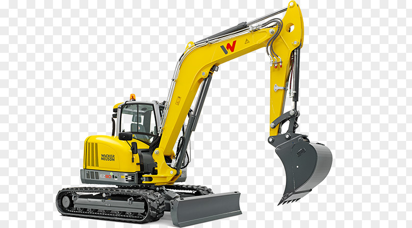 Compact Excavator Wacker Neuson All Star Equipment Rental Bagr Na Kolovém Podvozku PNG