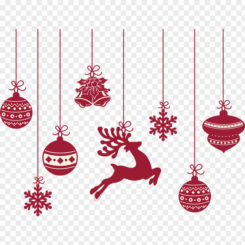 Santa Clause Christmas Ornament Claus Bombka Sticker PNG