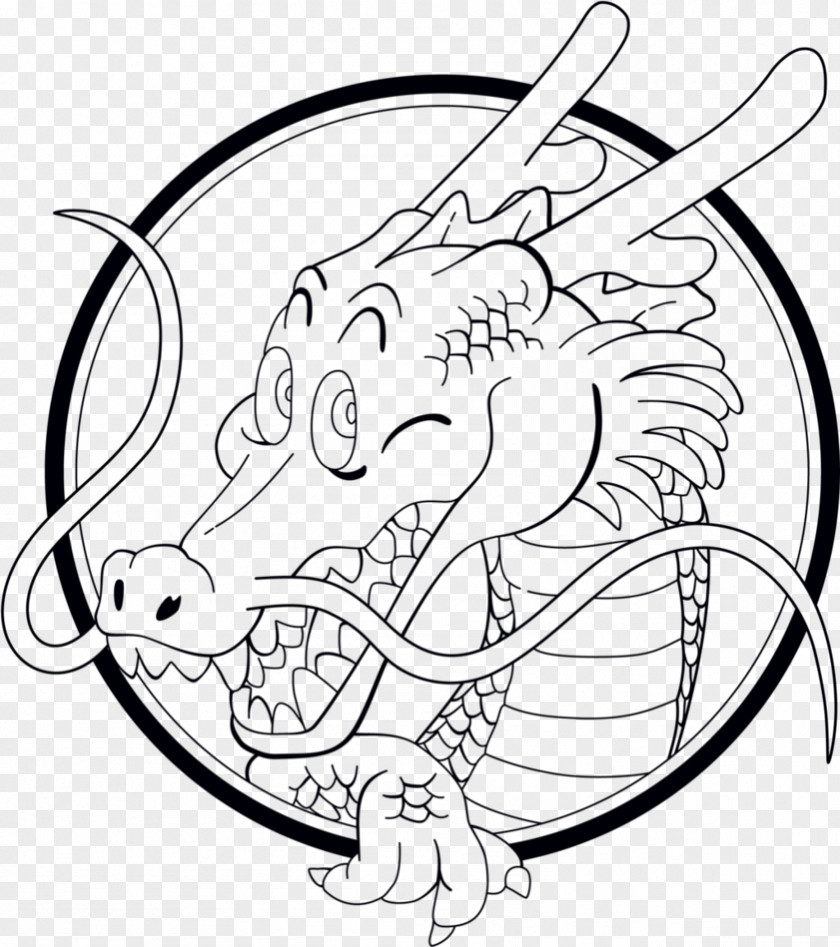 Dragon Line Art Goku Shenron Ball FighterZ Master Roshi PNG