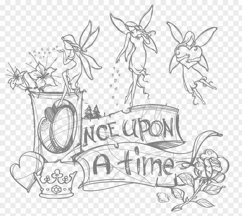 Fairy Sketch Drawing Tale Clip Art PNG