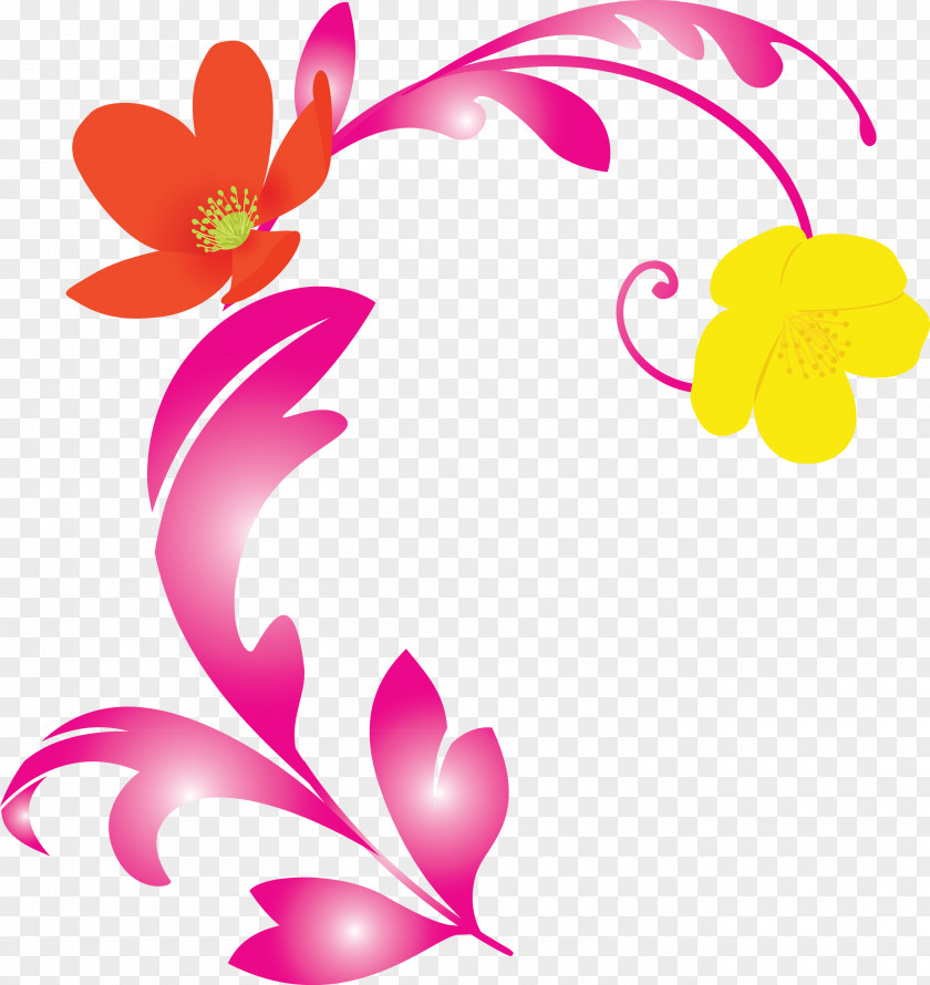 Spring Frame Decoration PNG