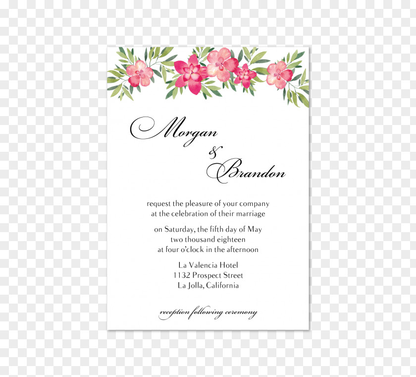 Wedding Invitation Paper Floral Design Convite PNG