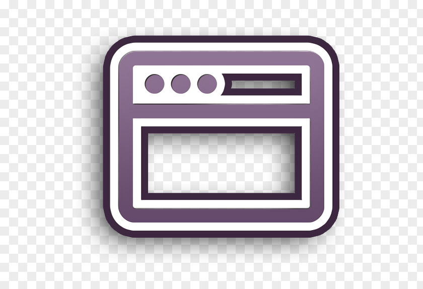 Browser Window Icon Design App UI Interface PNG
