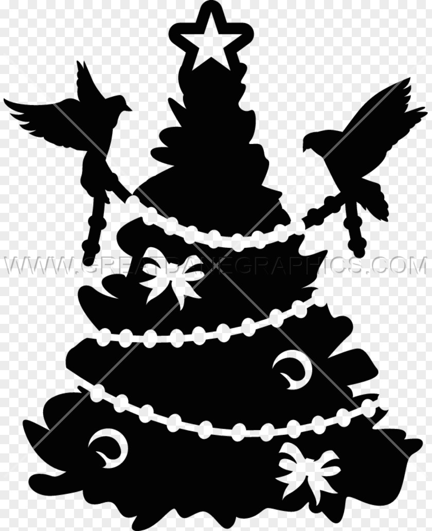 Christmas Tree Fir Ornament Spruce Silhouette PNG