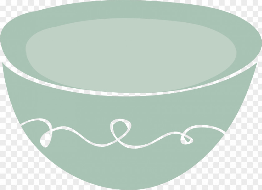 Design Green Bowl Cup PNG