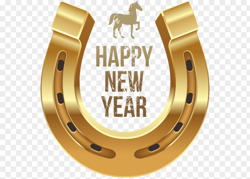 Horse Horseshoe New Year's Day Clip Art PNG