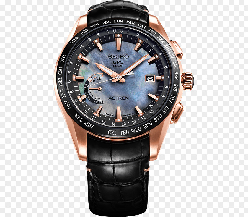 Limited Time Astron Seiko Solar-powered Watch Chronograph PNG