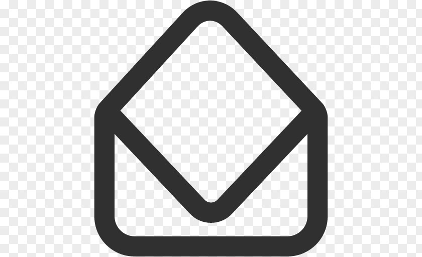 Mail Open Triangle Area Symbol PNG