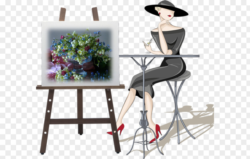 Painting Easel Oil Drawing PNG