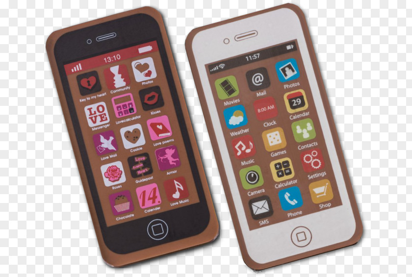Smartphone Feature Phone Handheld Devices Mobile Accessories Chocolate PNG