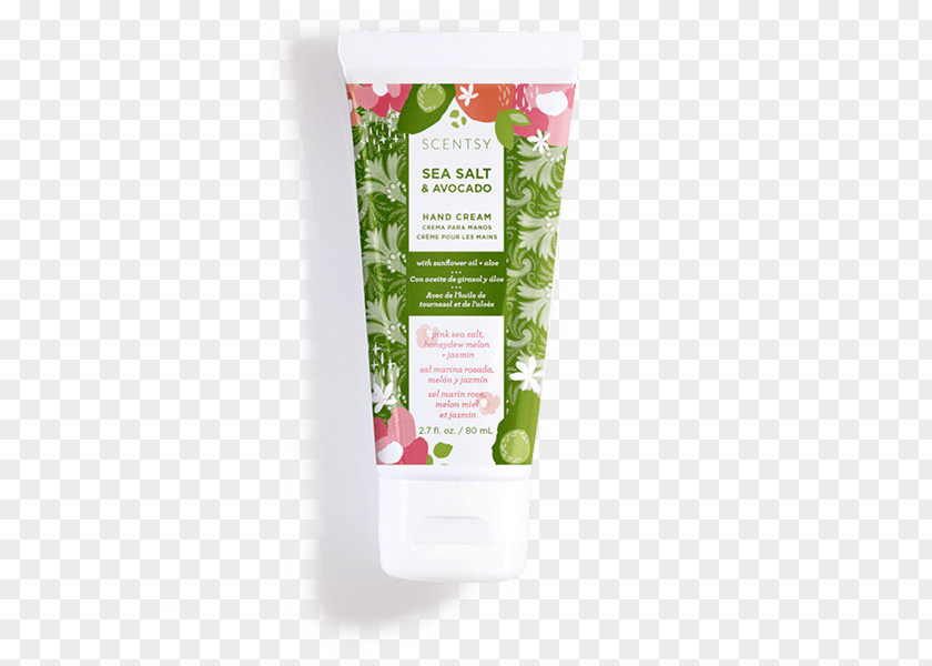 Avocado Lotion Cream Scentsy Sea Salt PNG